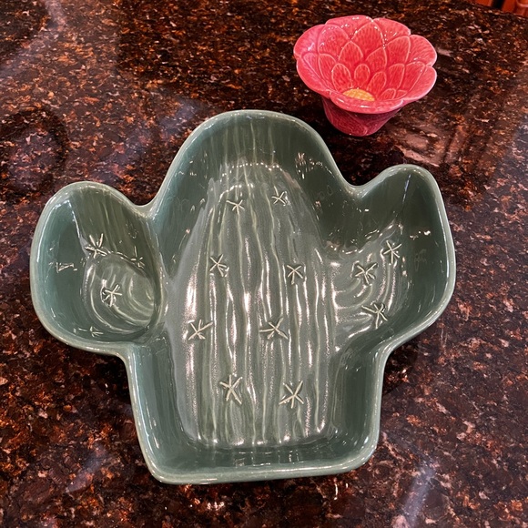 Treasure Craft Kitchen Vintage Cactus Chip Dip Serving Dish By Treasure Craft Poshmark